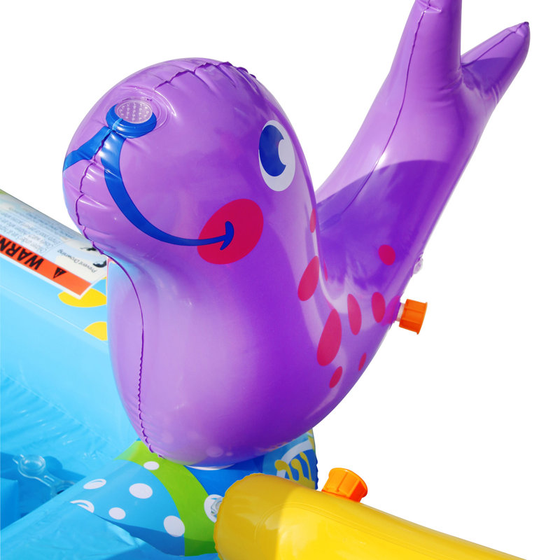 Banzai Inflatable Outdoor My First Water Slide & Splash Pool with Seal